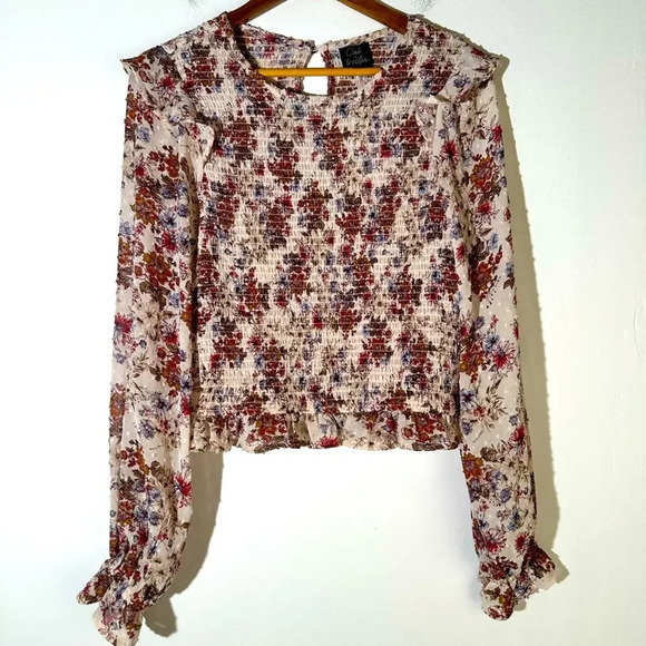 NWT Oak & Trellis Floral Fall Top - Picture 2 of 8